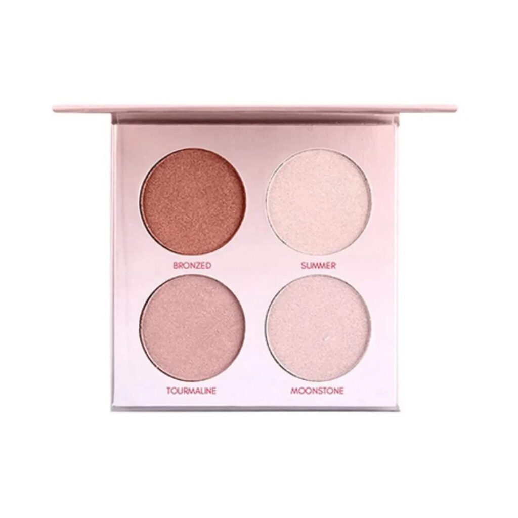 Miss Rose 4 Color Shimmer Brick Highlighter Palette - 05 Shade (30g) - Miss Rose