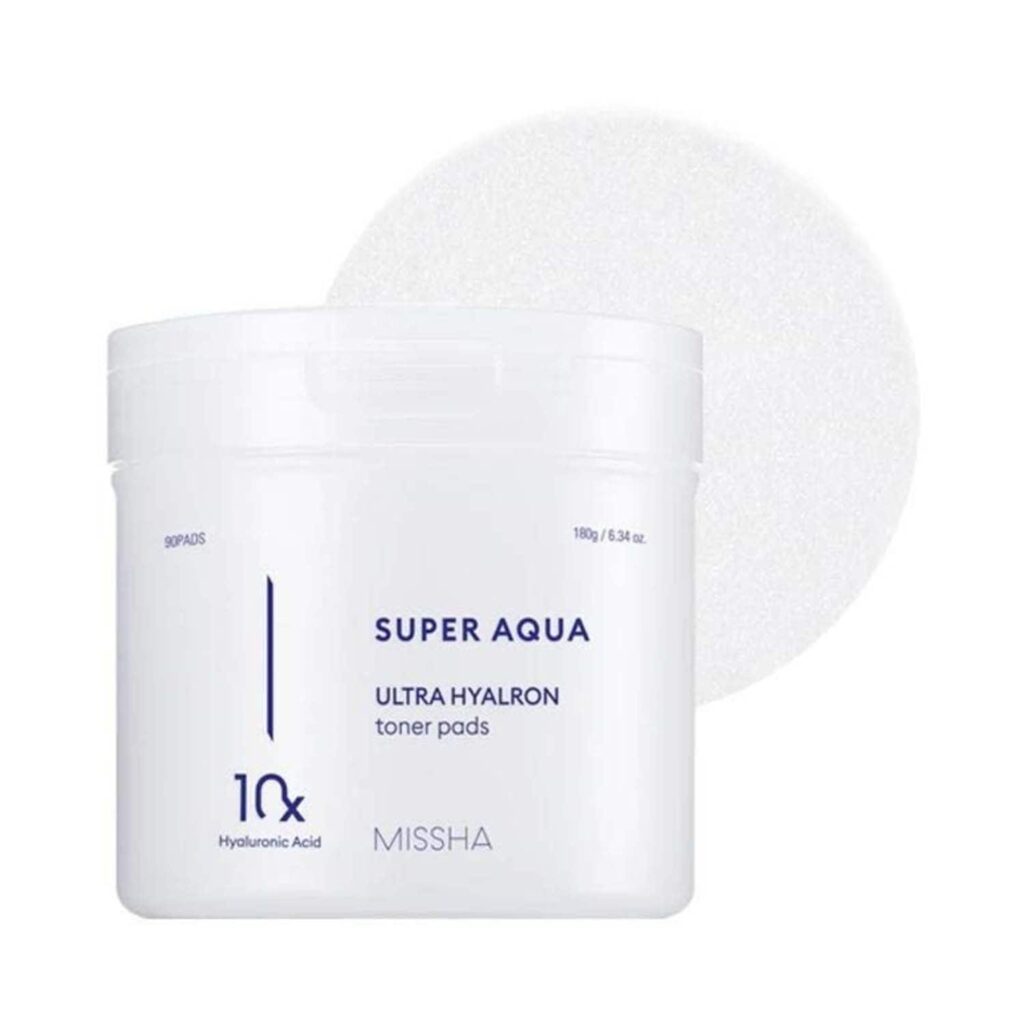 Missha Super Aqua Ultra Hyaluron Toner Pads (90pcs) - Missha