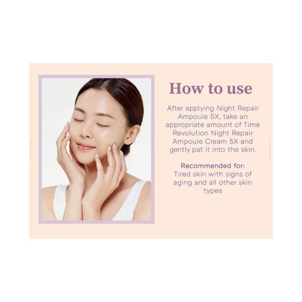 Missha Time Revolution Night Repair Ampoule Cream 5X (50ml) - Missha