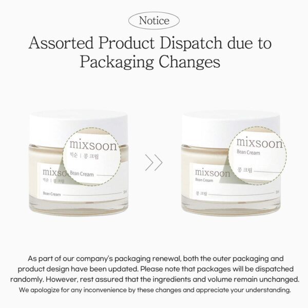 Mixsoon Bean Cream (50 ml) - Mixsoon