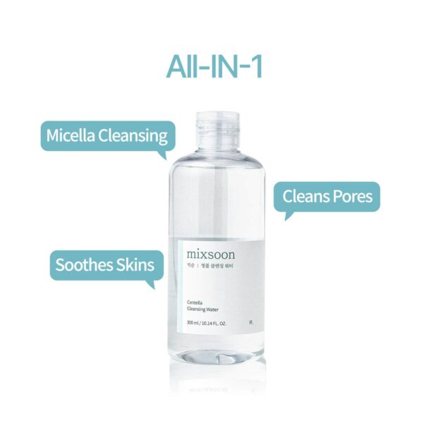 Mixsoon Calm & Clear Duo – Centella Cleansing Water & Soondy Essence for Sensitive Skin Combo - Mixsoon
