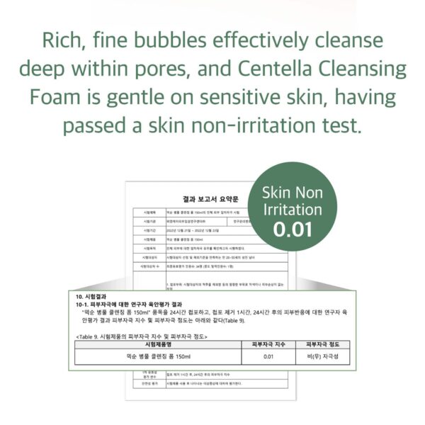 Mixsoon Centella Cleansing Foam (150 ml) - Mixsoon