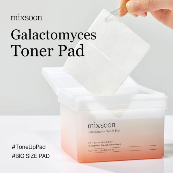 Mixsoon Grease Control - Galactomyces Toner Pad & Heartleaf Essence for Oily, Acne Prone Skin Combo - Mixsoon