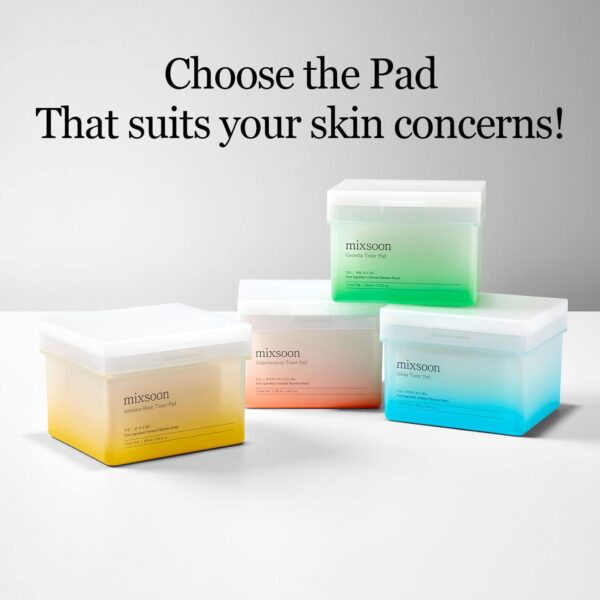 Mixsoon Soft Skin Edit – Bean Toner Pad & Bean Cream for Smooth, Hydrated Texture Combo - Mixsoon