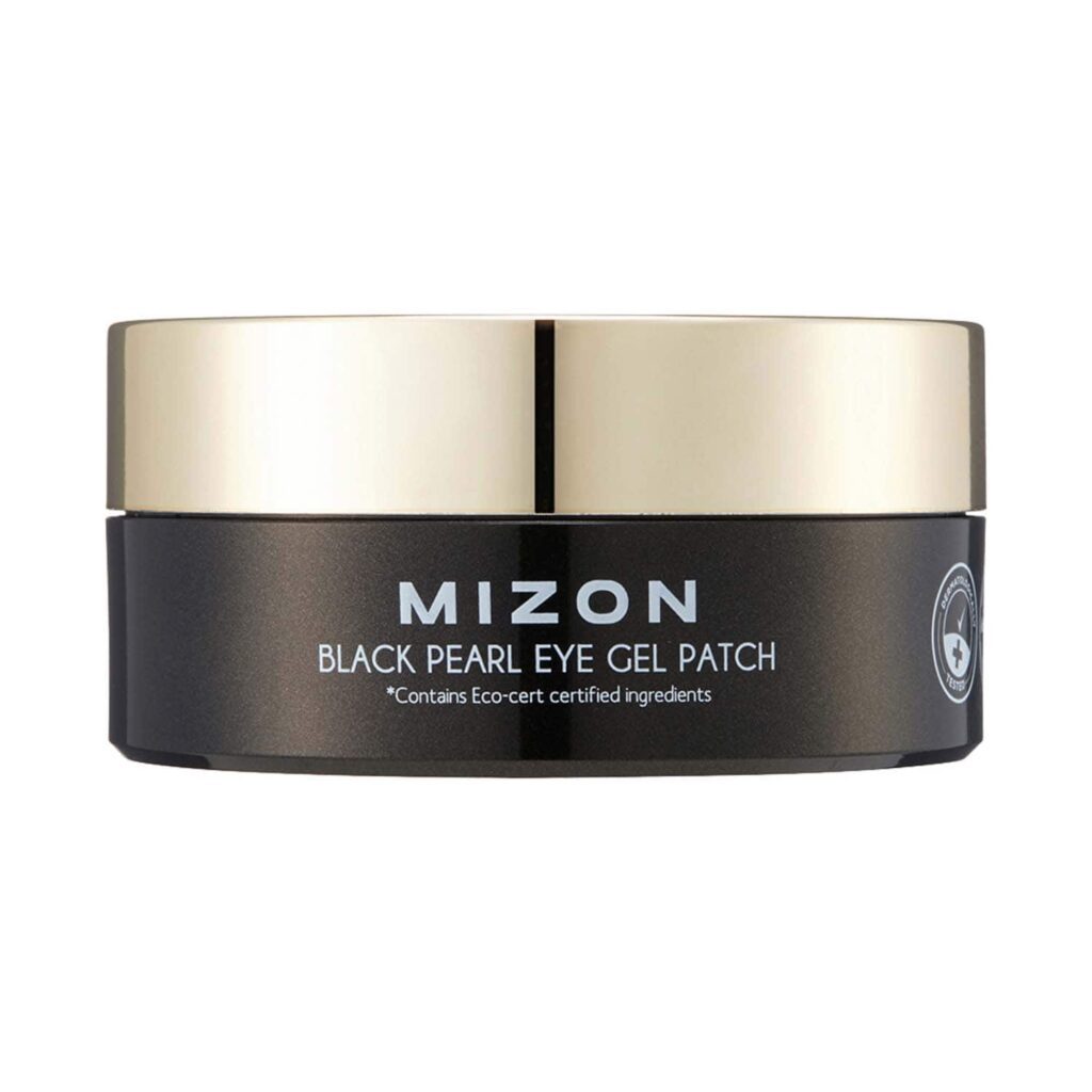 Mizon Black Pearl Eye Patch Masks Eye Treatment Mask Reduces Wrinkles And Puffiness (60 pcs) - Mizon
