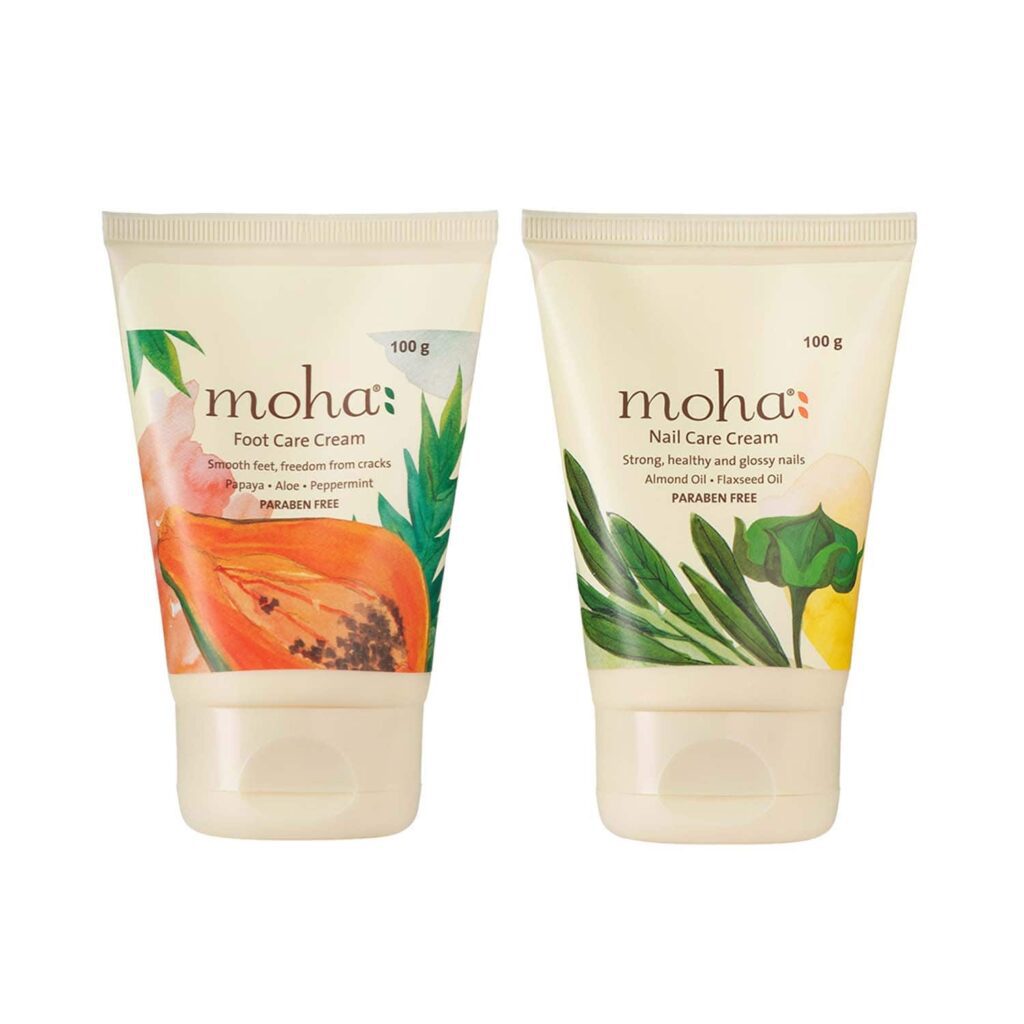 Moha Foot Care Cream & Nail Care Cream Combo (100 g + 100 g) - Moha