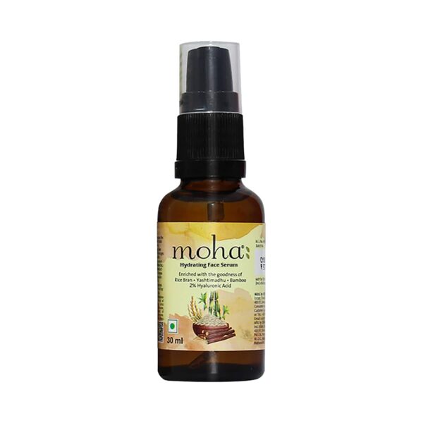 Moha Hydrating Complete Skin Care Face Serum, Herbal Face Wash & Scrub Combo (30 ml+ 100 ml+ 100 g) - Moha