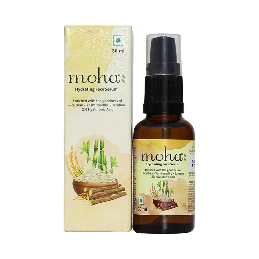 Moha Hydrating Face Serum with 2% Hyaluronic Acid (30ml) - Moha
