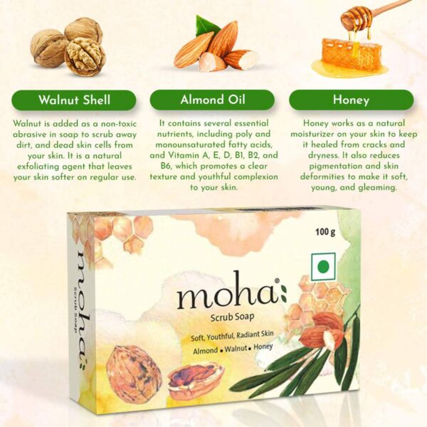 Moha Scrub Soap (100g) - Moha