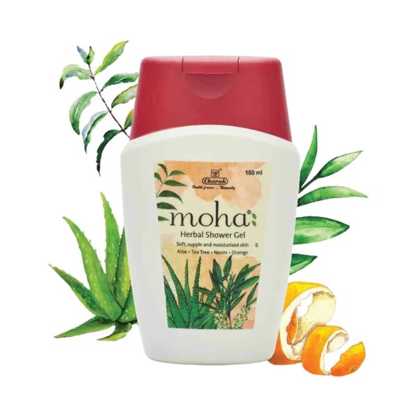 Moha Sunscreen Spray SPF 50 and Herbal Shower Gel Bath & Body Combo ( 170 g + 100 ml) - Moha
