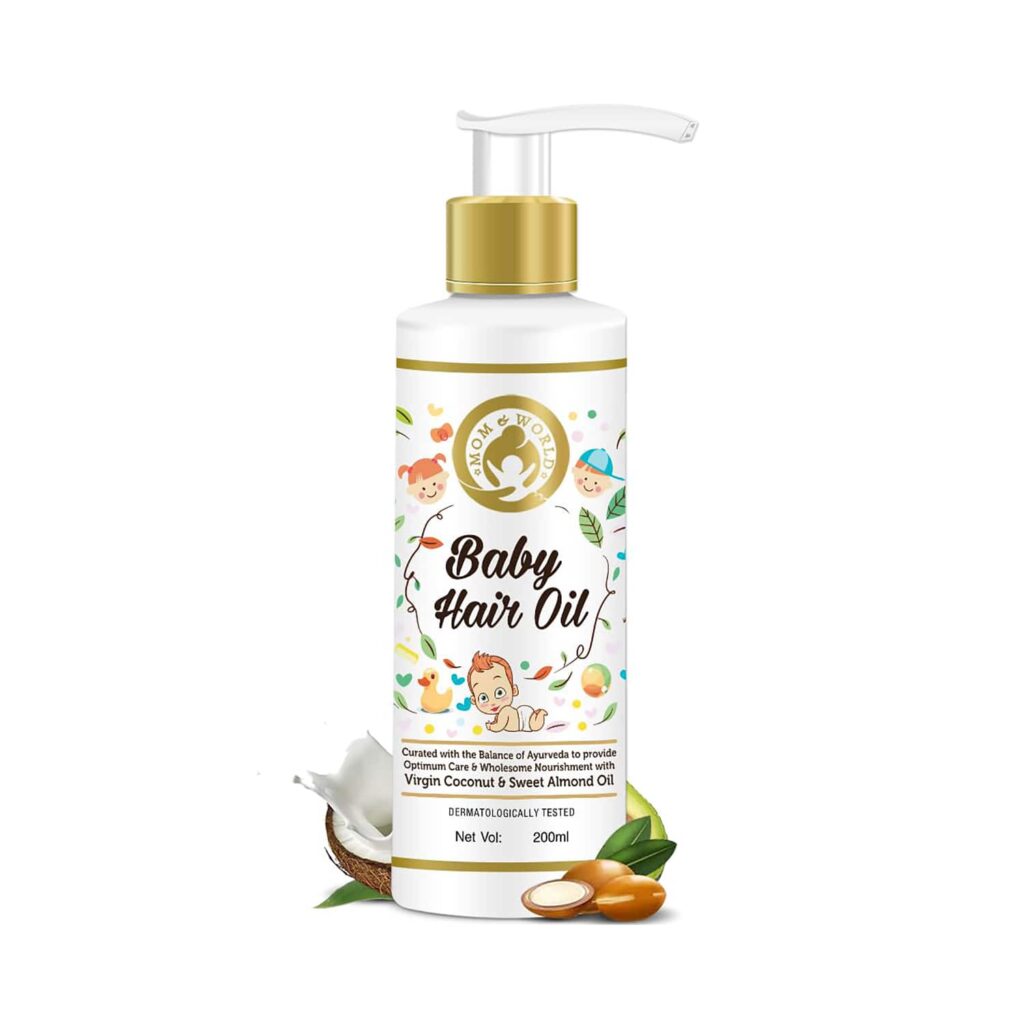 Mom & World Baby Hair Oil (200ml) - Mom & World