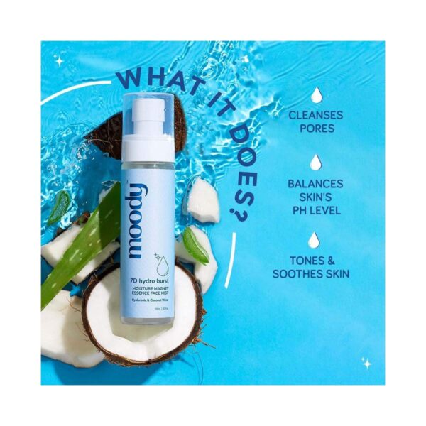 Moody 7D Hydro Burst Moisture Magnet Essence Face Mist (110 ml) - Moody
