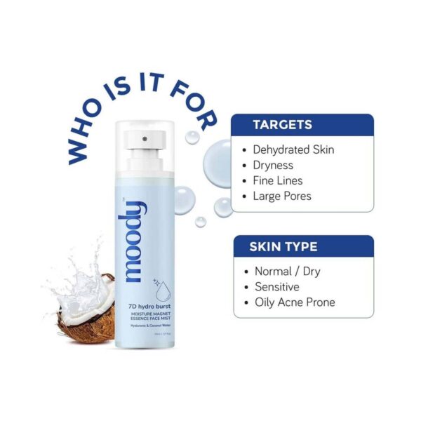 Moody 7D Hydro Burst Moisture Magnet Essence Face Mist (110 ml) - Moody