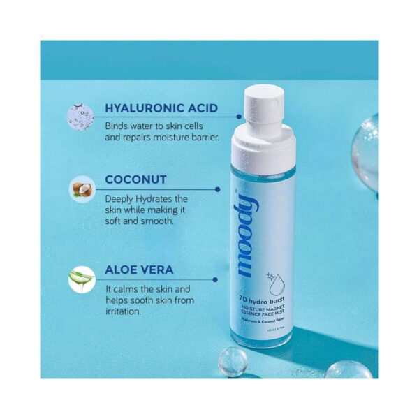 Moody 7D Hydro Burst Moisture Magnet Essence Face Mist (110 ml) - Moody