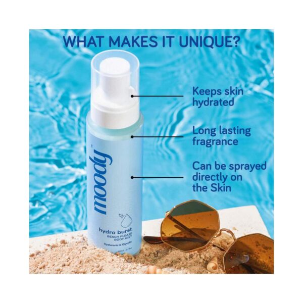 Moody Hydro Burst Beach Please Body Mist (200 ml) - Moody
