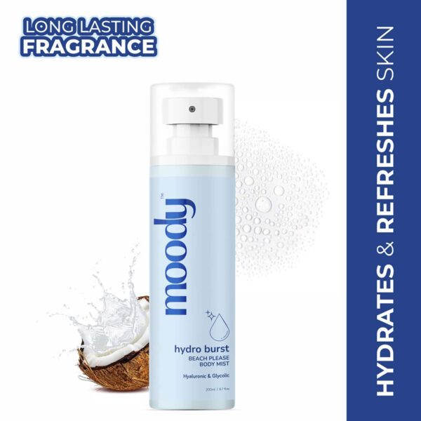 Moody Hydro Burst Beach Please Body Mist (200 ml) - Moody