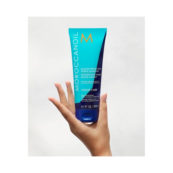 Moroccanoil Blonde Perfecting Purple Shampoo (200 ml) - Moroccanoil