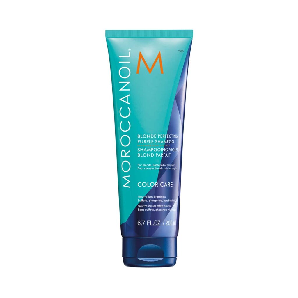 Moroccanoil Blonde Perfecting Purple Shampoo (200 ml) - Moroccanoil