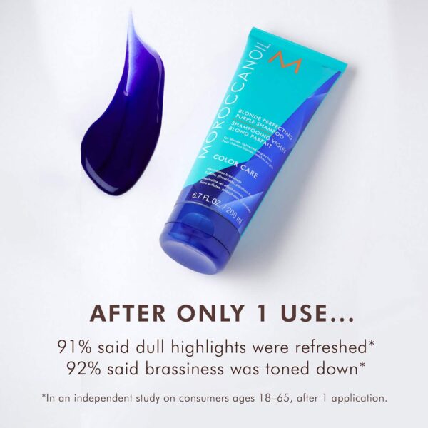 Moroccanoil Blonde Perfecting Purple Shampoo (200 ml) - Moroccanoil