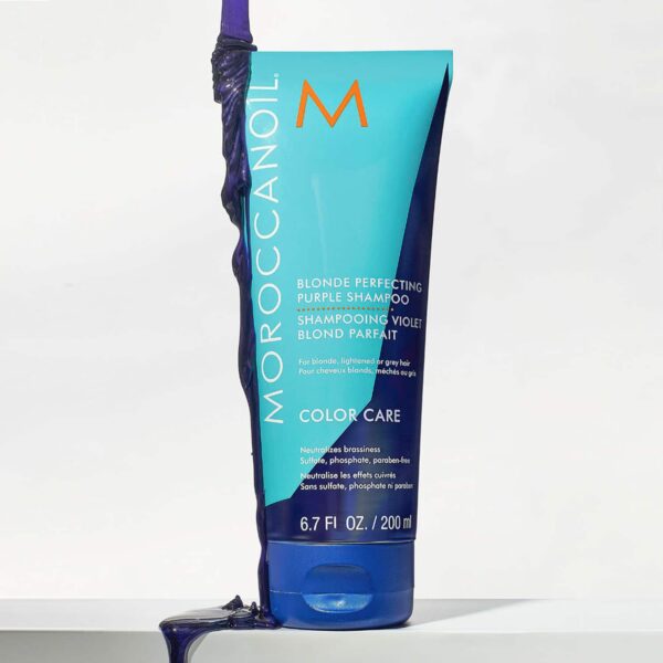 Moroccanoil Blonde Perfecting Purple Shampoo (200 ml) - Moroccanoil