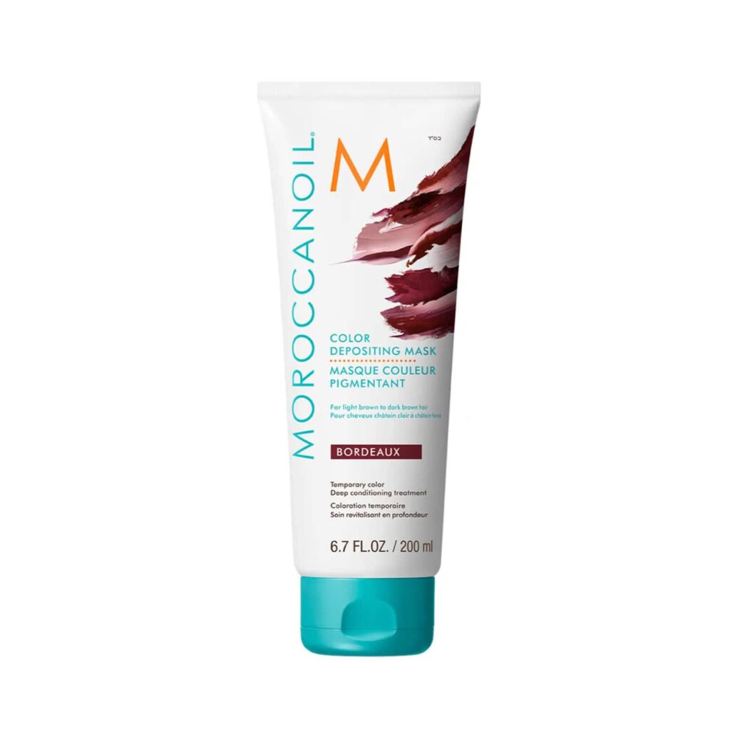 Moroccanoil Color Deposit Mask Bordeaux Hair Cream (200ml) - Moroccanoil