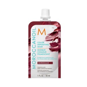 Moroccanoil Color Deposit Mask Bordeaux Hair Cream (30ml) - Moroccanoil