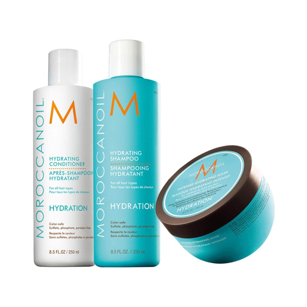 Moroccanoil Hydrating Shampoo, Conditioner & Intense Hydrating Mask - Hydrating Combo - Moroccanoil