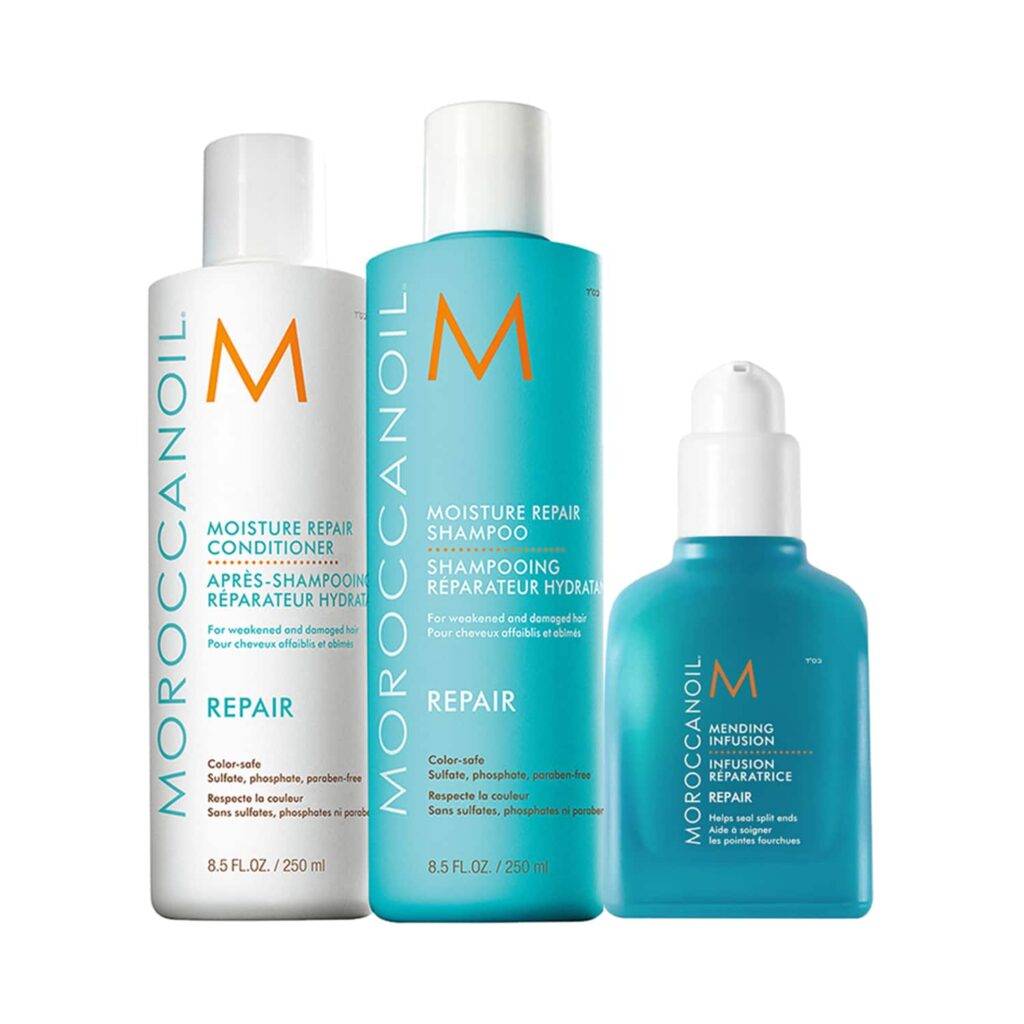 Moroccanoil Repair Shampoo, Conditioner & Mending Infusion - Repair Combo - Moroccanoil