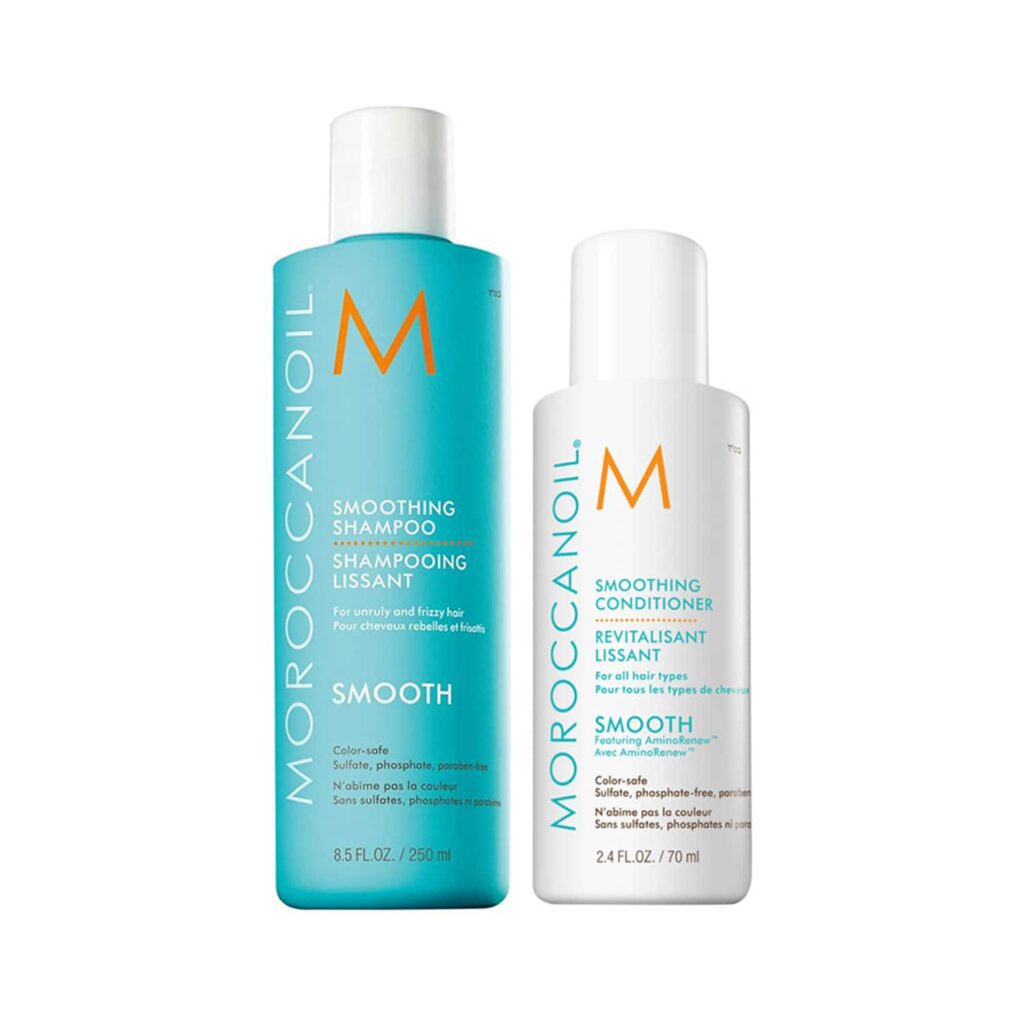 Moroccanoil Smoothing Shampoo & Mini Conditioner - Smoothing Combo - Moroccanoil