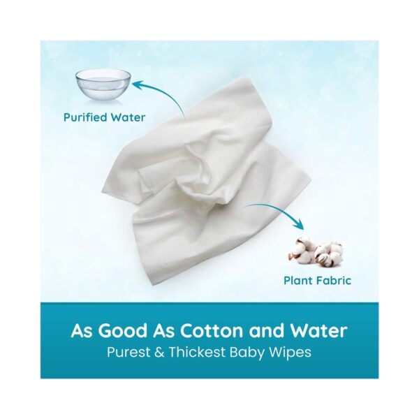 Mother Sparsh 99% Pure Water Unscented Baby Wipes (40 Wipes) - Mother Sparsh