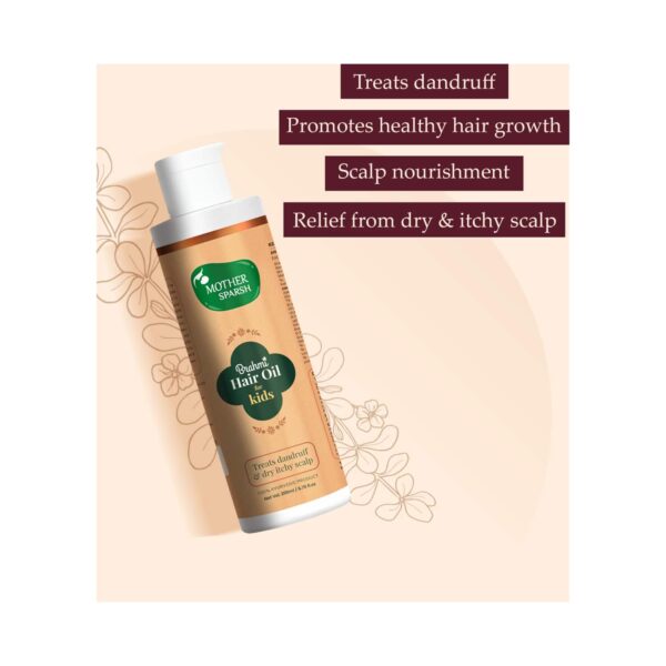Mother Sparsh Brahmi Anti-Dandruff Hair Oil for Kids (200ml) - Mother Sparsh