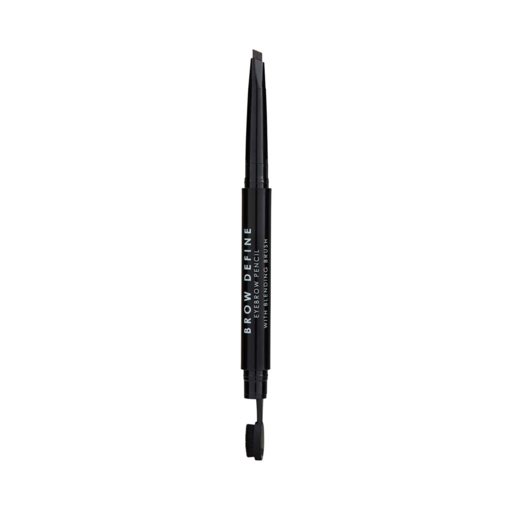 MUA Brow Define Eyebrow Pencil with Blending Brush - Black (0.25 g) - MUA