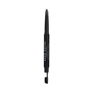 MUA Brow Define Eyebrow Pencil with Blending Brush - Black (0.25 g) - MUA