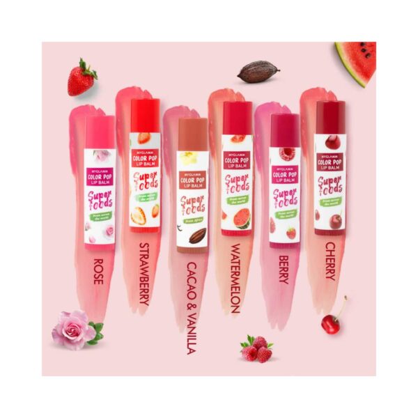 MyGlamm Color Pop Lip Balm - Rose (4.6g) - MyGlamm