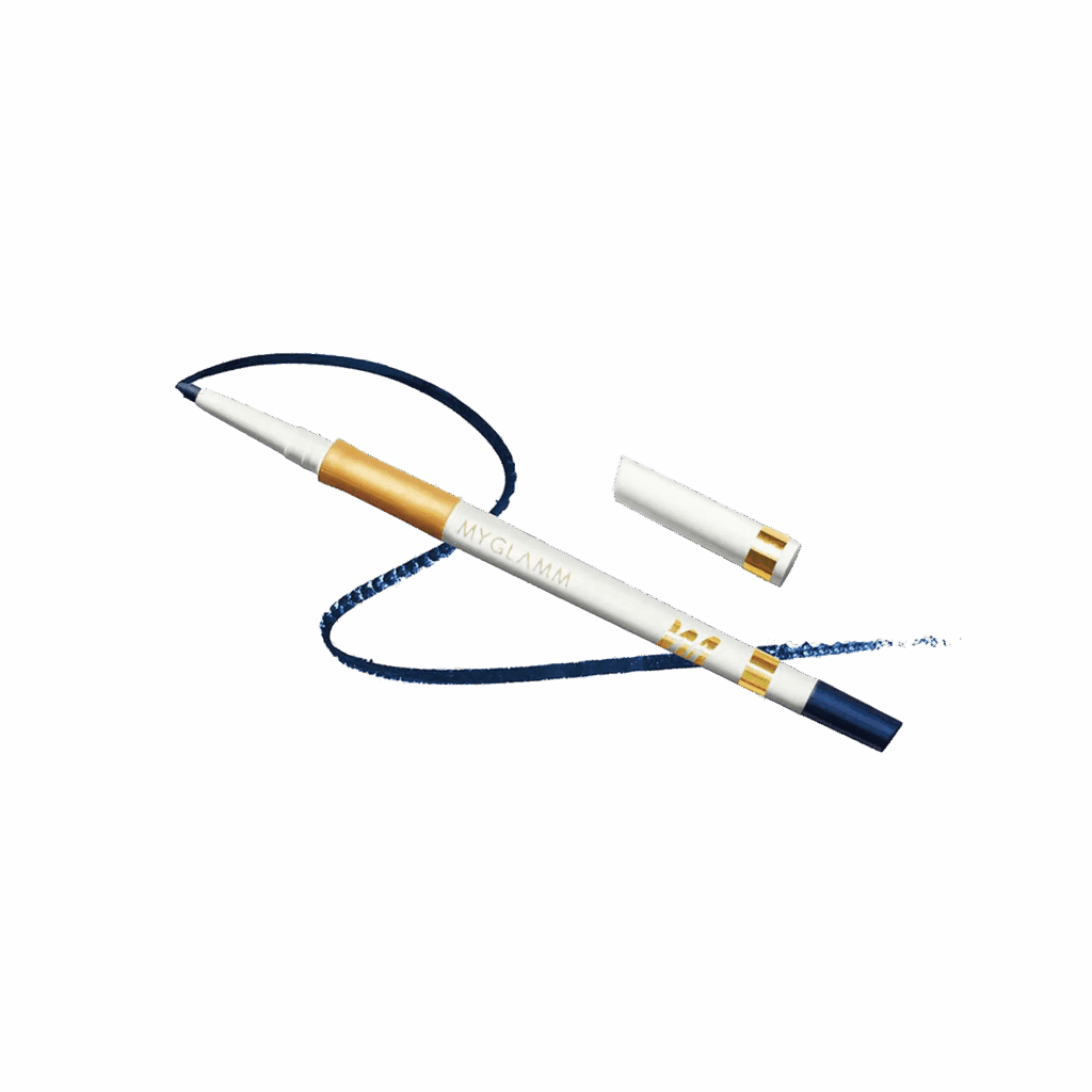 MyGlamm Jet Set Eyes Kajal Eyeliner - Bleu (0.35g) - MyGlamm