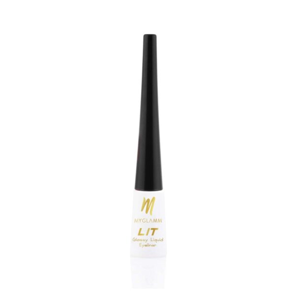 MyGlamm LIT Glossy Liquid Eyeliner - Black Party (3.5ml) - MyGlamm