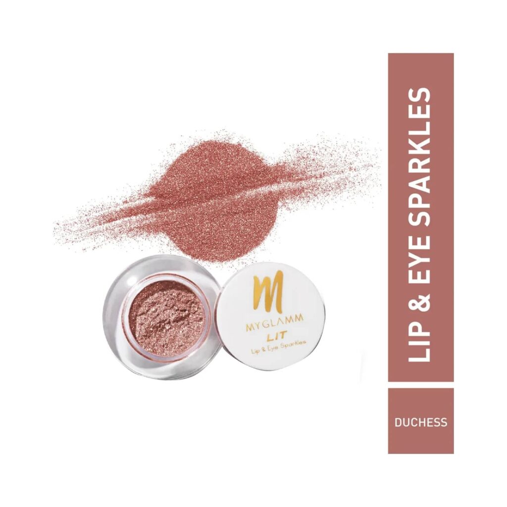 MyGlamm LIT Lip & Eye Sparkles - Duchess (1.1g) - MyGlamm