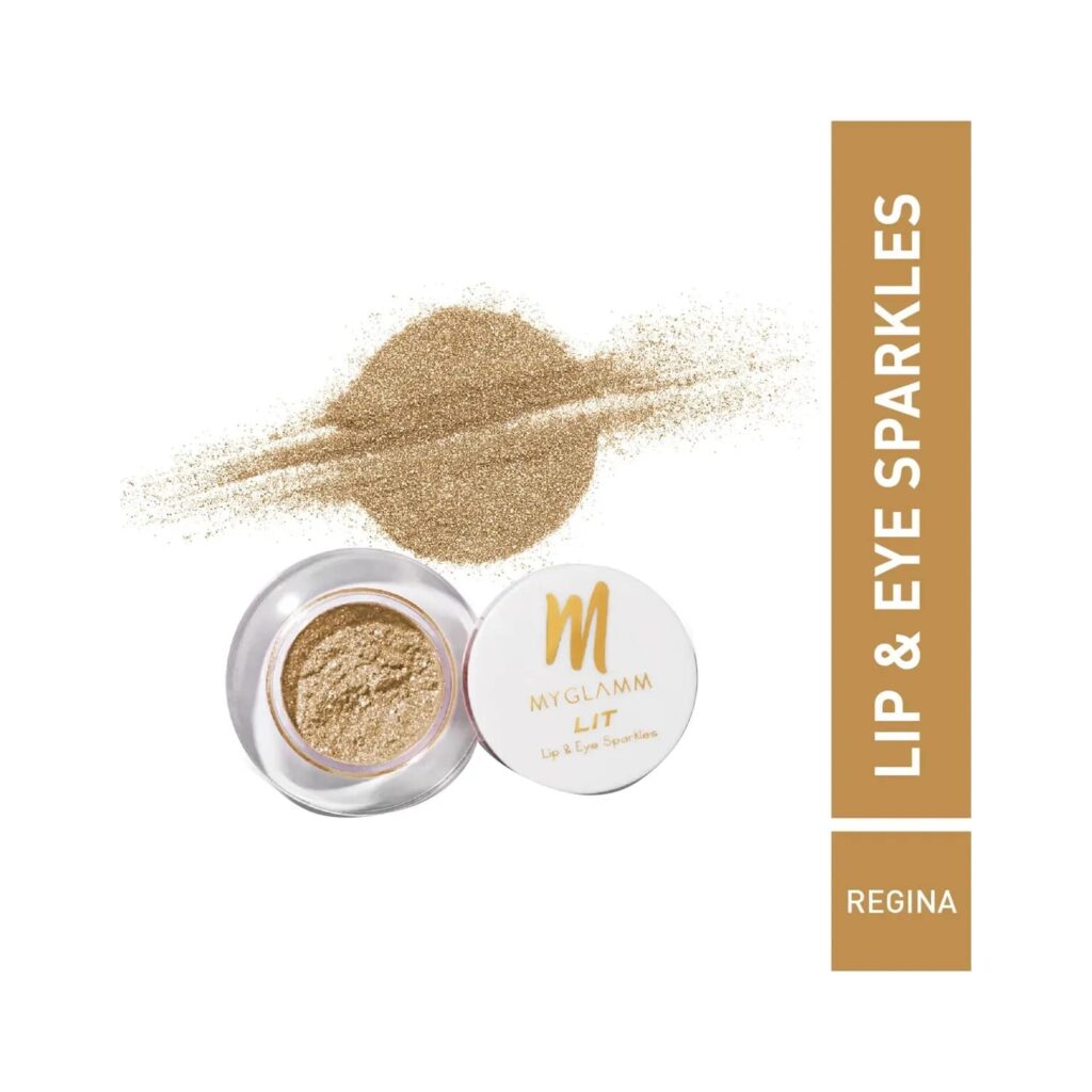 MyGlamm LIT Lip & Eye Sparkles - Regina (1.1g) - MyGlamm