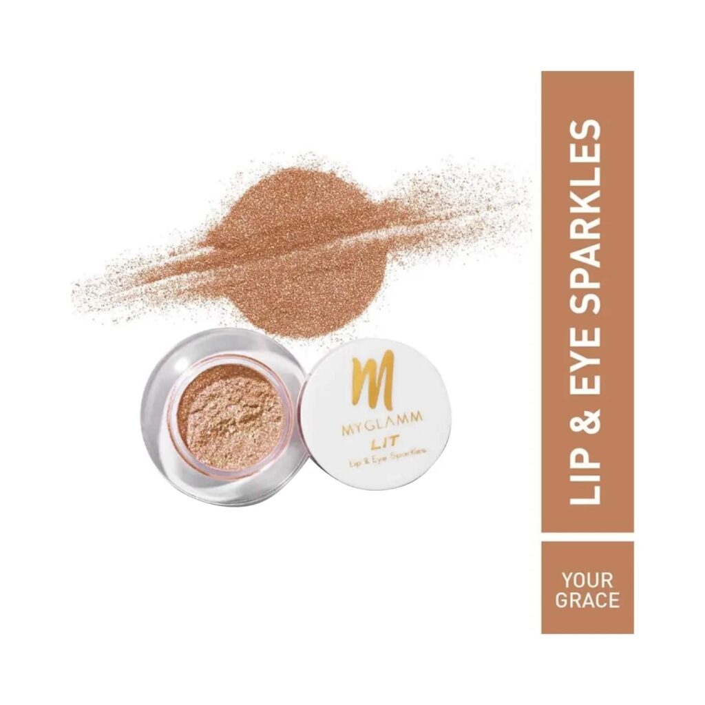 MyGlamm LIT Lip & Eye Sparkles - Your Grace (1.1g) - MyGlamm
