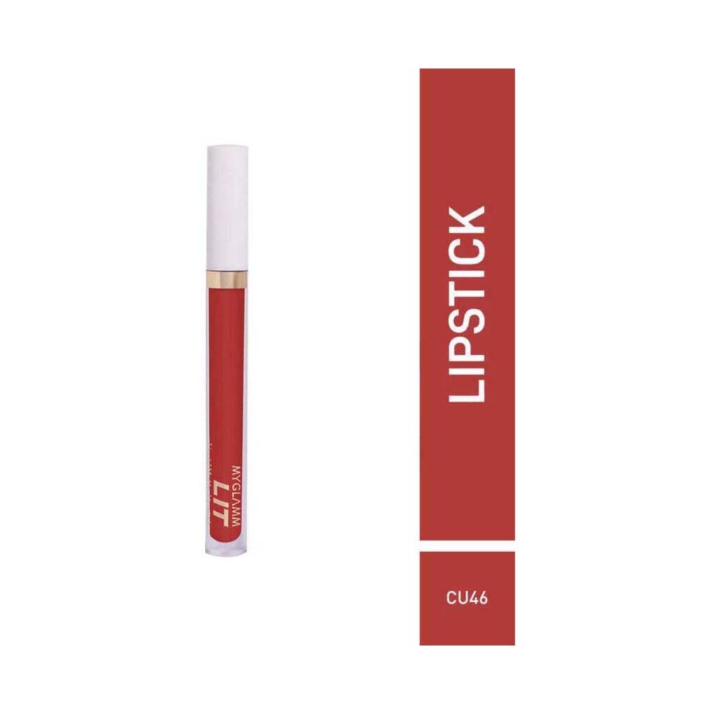 MyGlamm LIT Liquid Matte Lipstick - Cu46 (3ml) - MyGlamm