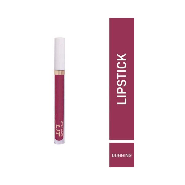MyGlamm LIT Liquid Matte Lipstick - Dogging (3ml) - MyGlamm