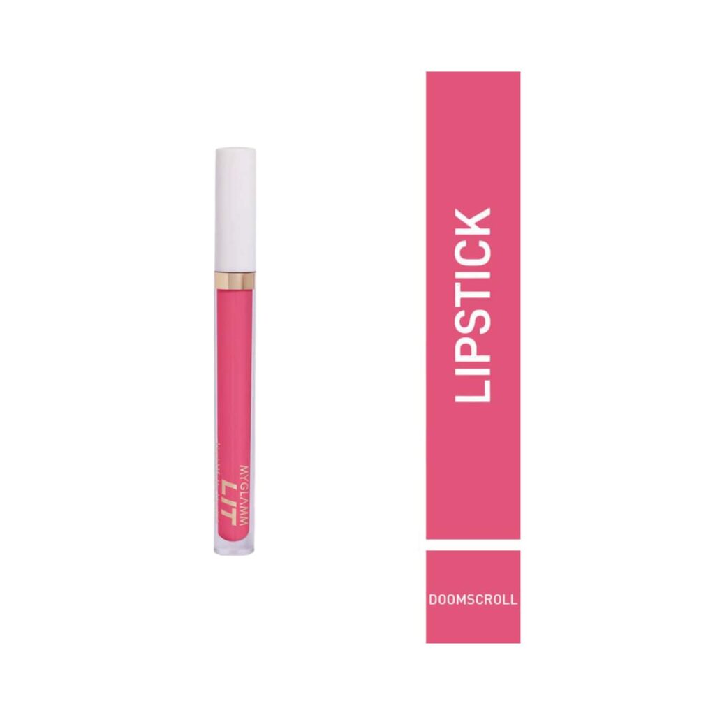 MyGlamm LIT Liquid Matte Lipstick - Doom Scroll (3ml) - MyGlamm