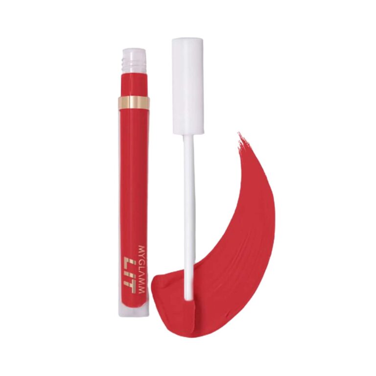 MyGlamm LIT Liquid Matte Lipstick - Fire (3ml) - MyGlamm