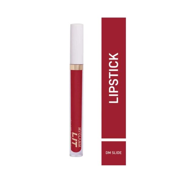 MyGlamm LIT Liquid Matte Liquid Lipstick - Dm Slide (3ml) - MyGlamm