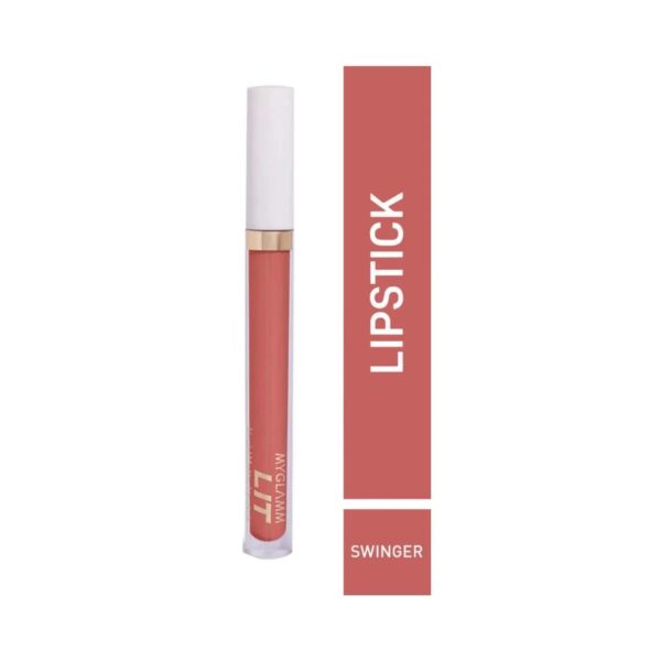 MyGlamm LIT Liquid Matte Liquid Lipstick - Swinger (3ml) - MyGlamm
