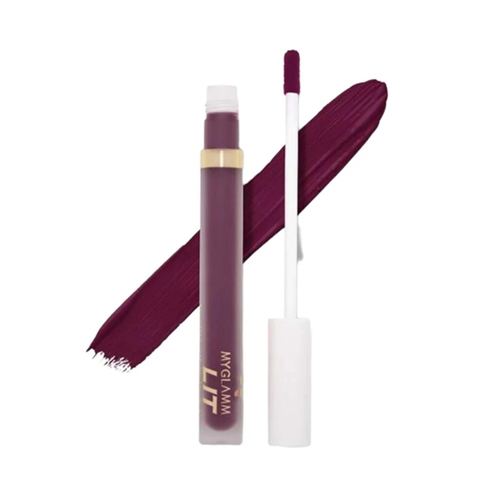 MyGlamm LIT Liquid Velvet Matte Lipstick - 11 Juice (3ml) - MyGlamm