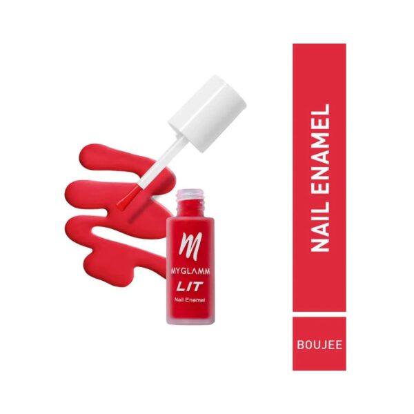 MyGlamm LIT Matte Nail Enamel - Boujee (7ml) - MyGlamm