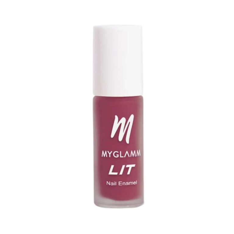 MyGlamm LIT Matte Nail Enamel - Finsta (7ml) - MyGlamm