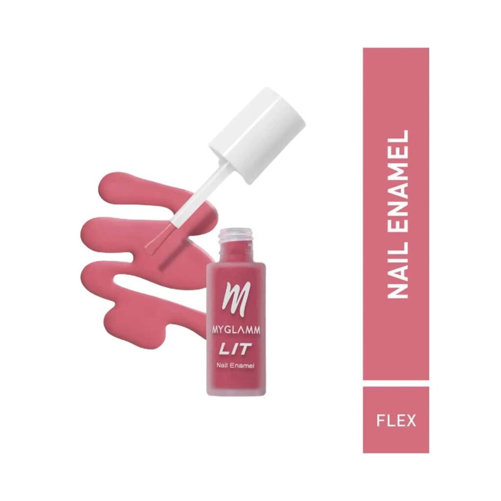 MyGlamm LIT Matte Nail Enamel - Flex (7ml) - MyGlamm