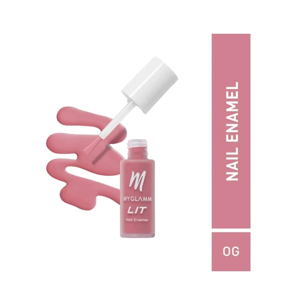 MyGlamm LIT Matte Nail Enamel - Og (7ml) - MyGlamm